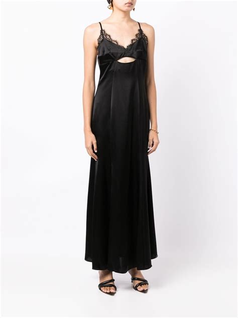 Anna Quan Elle Lace Trim Maxi Dress Farfetch