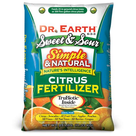 Sweet And Sour Citrus Fertilizer Dr Earth