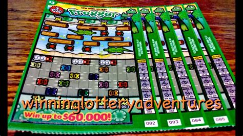 This opens in a new window. Frogger New $3 Scratch offs NY lottery part #1 - YouTube