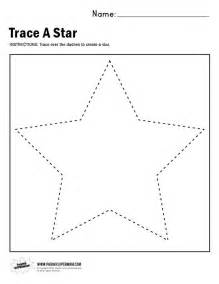 Trace A Star Worksheet Paging Supermom Shapes Worksheets Shapes