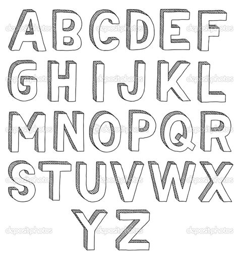 Drawing Block Letters At Explore Collection Of