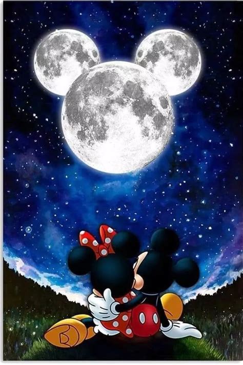 Dtgrafic flowerpower desktopkalender mit blumenmotiven und weiteren nützlichen funktionen. Mickey formte Mond mit Mickey & Minnie 022819, #amp # ...