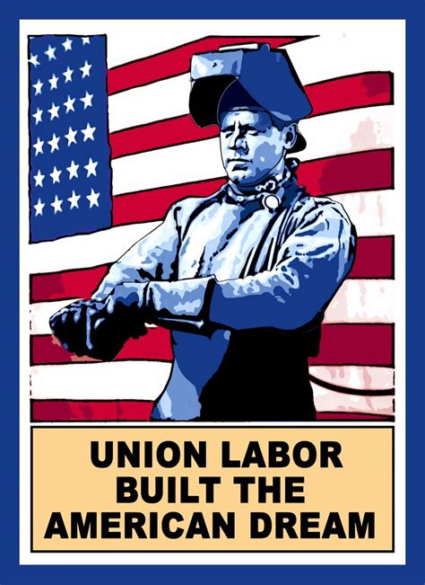 Domain Of Definition Union Labor Unions American Trade Poster Political