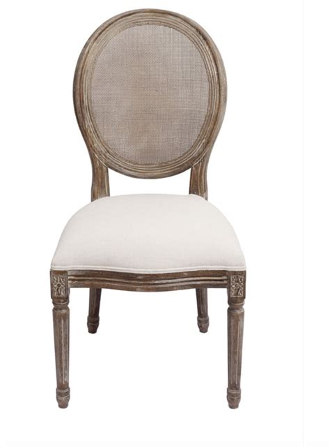 This page is about cane back dining chairs,contains featured project: Hartwell Oval Mesh Back Side Chair - Oatmeal Linen