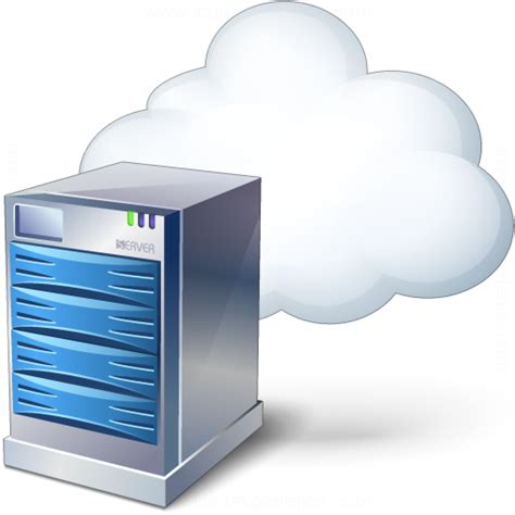 Cloud Web Server Icon Clip Art Library