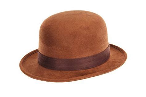 Elope Derby Bowler Hat Brown One Size Best Halloween Costumes