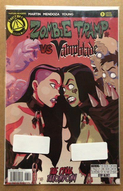 Zombie Tramp Vs Vampblade Risque Variant Comic Books Modern Age
