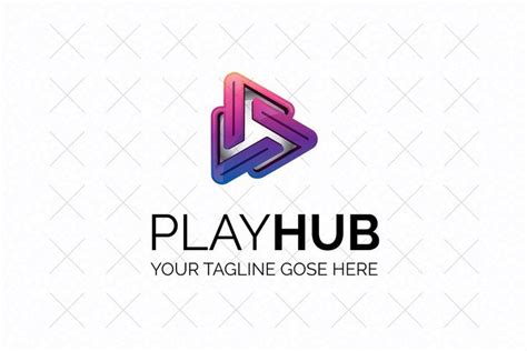 Play Hub Logo Template