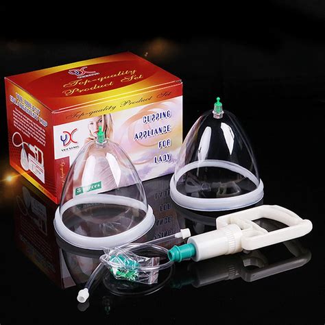 2 Cans Breast Enlargement Pump For Lady Vacuum Cupping Body Massager Chest Enhancement Cupping