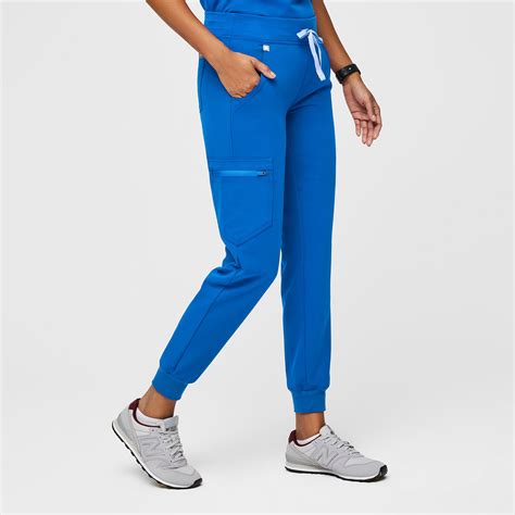 Womens Zamora™ Jogger Scrub Pants Royal Blue · Figs