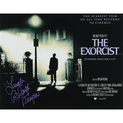 Linda Blair Signed The Exorcist X Photo Inscribed Regan