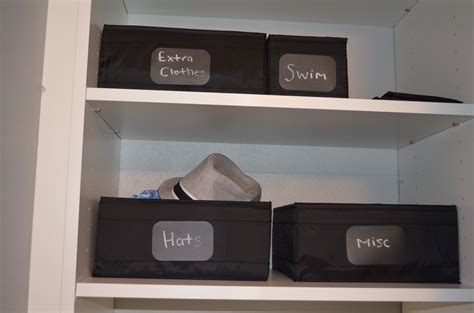 Ikea Drawer Organizers With Chalkboard Stickers For Quick Easy
