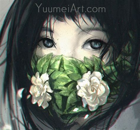 Yuumeiart Yuumei Art Skeleton Flower Speed Paint Ghibli Movies