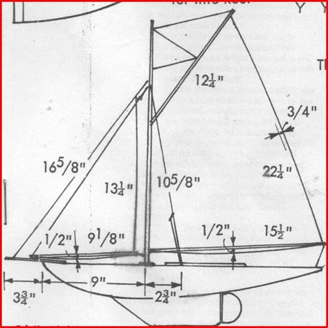 Sail Plan For Jenny A Model Boats Free Plan Boatbuildingkits