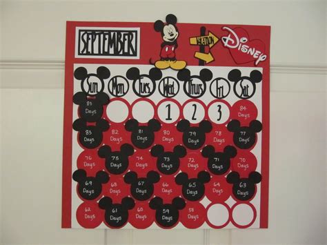 Crazy4cricut Disney Countdown Calendar