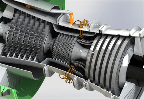 Turbofan Jet Engine Design And Modelling Independent Project Solidworks