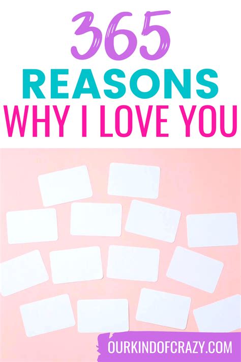 Reasons Why I Love You Word Template