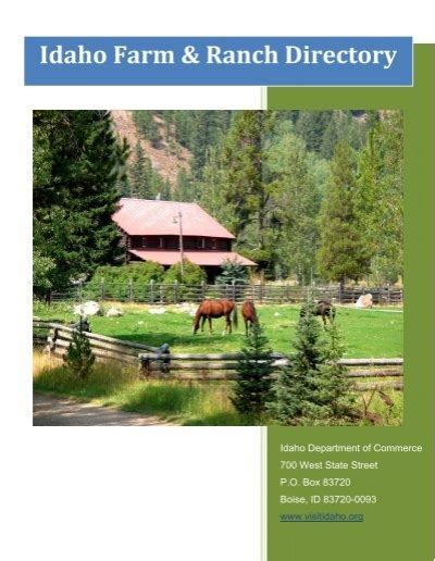 Idaho Farm And Ranch Directory Idaho Department Of Agriculture
