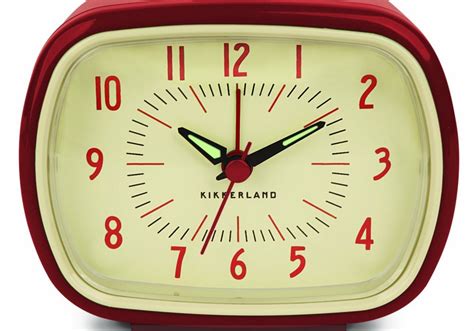 Kikkerland Retro Alarm Clock Noveltystreet