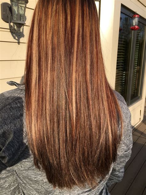 Copper Warm Brown And A Few Caramel Highlights To Start Off The New