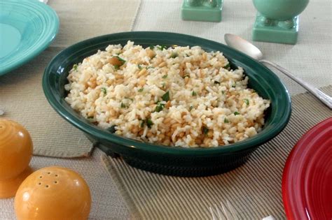 Rice With Garlic And Pine Nuts Recipe Recipe Rice Recipes Side