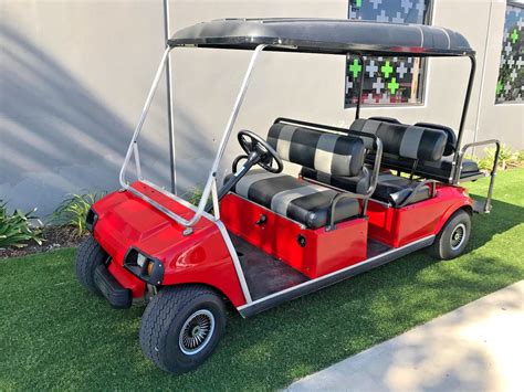 Custom Upholstery Club Car Passenger Limo V Golf Cart Mens Nike Golf Shoes Golf Carts