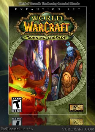 World Of Warcraft The Burning Crusade PC Box Art Cover By Ricardo