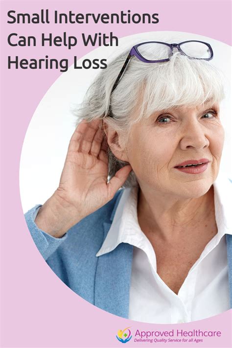 Older Adult With Hearing Loss Senior Care Services Hearing Impaired