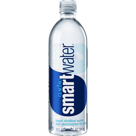 Glaceau Smartwater Vapor Distilled And Electrolytes Added Water 20 Fl