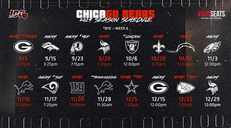 Chicago Bears 2023 Schedule Printable - Printable Blog Calendar Here