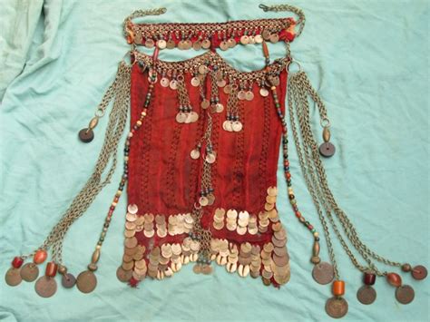 Sinai Egypt Bedouin Face Veil With Old Coins And Beads Catawiki