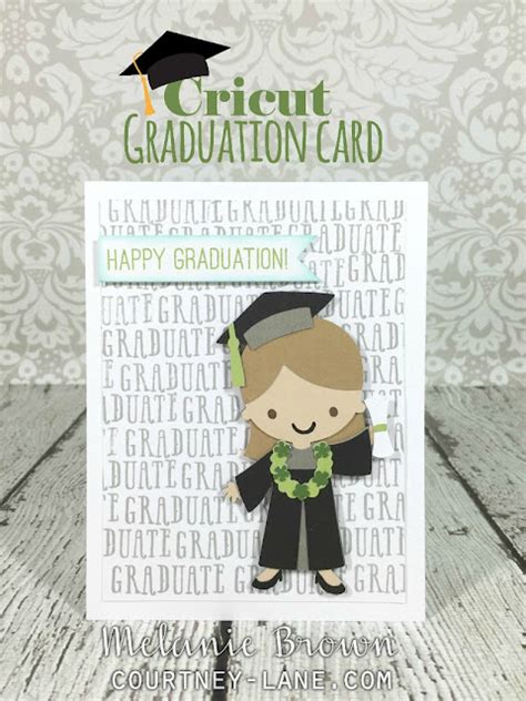 Courtney Lane Designs Cricut Graduation Card