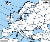 Europe carte géographique gratuite, carte géographique muette gratuite