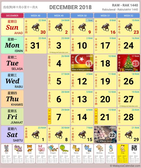 Calendar 2018 Malaysia Printable Malaysia Calendar Year 2018 School