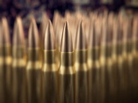 Rifle Ammunition Lot Bullets A Number Golden Hd Wallpaper