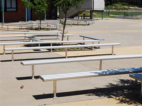 School Outdoor Benches Bab Aluminium
