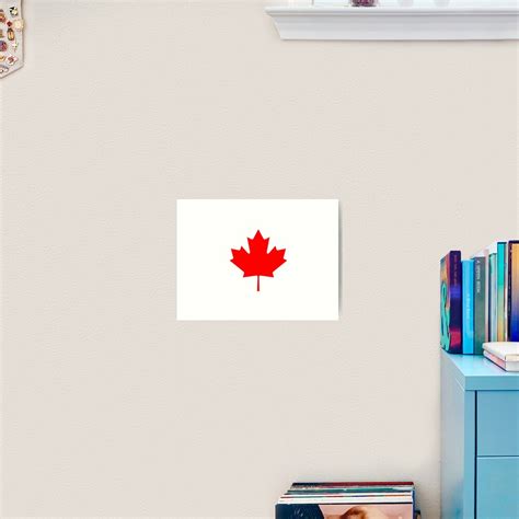 Canadian Flag National Flag Of Canada Maple Leaf T Shirt Sticker Art Print By Deanworld