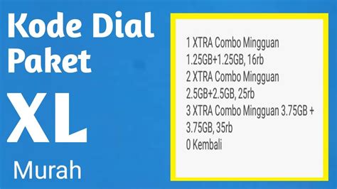 Inilah kode dial paket internet murah tri terbaru 2021 kode rahasia paket 3 termurah. kode dial paket XL murah 2021 - YouTube