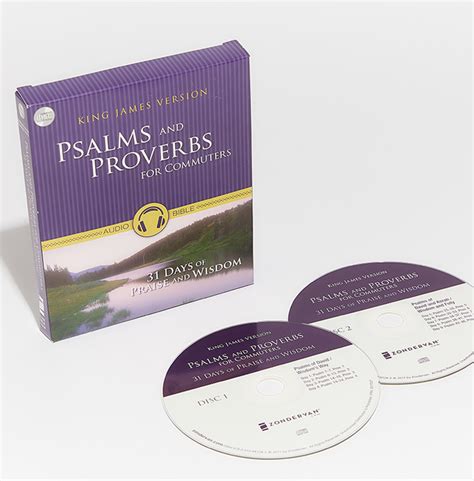 Psalms And Proverbs For Commuters Audio CD KJV Thomas Nelson Bibles