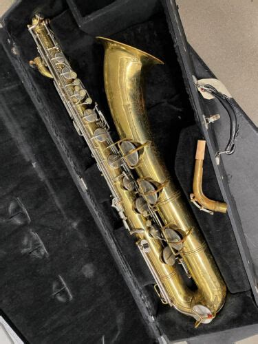 Conn 11m With Low A Baritone Saxophone With Case Ebay