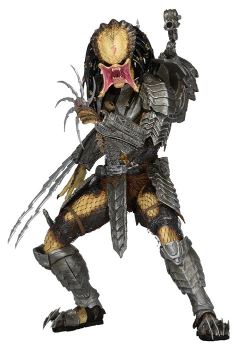 Bingua Com Neca Predator Scale Action Figure Series Scar Unmasked Action Figure