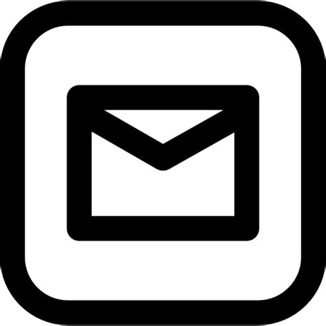 Botão E Mail Ícone Gratis