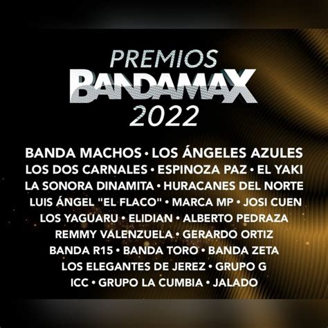 Premios Bandamax 2022 DÓnde Hay Feria