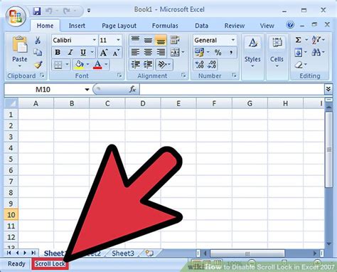 How To Disable Scroll Lock In Excel 2007 6 Steps With Pictures