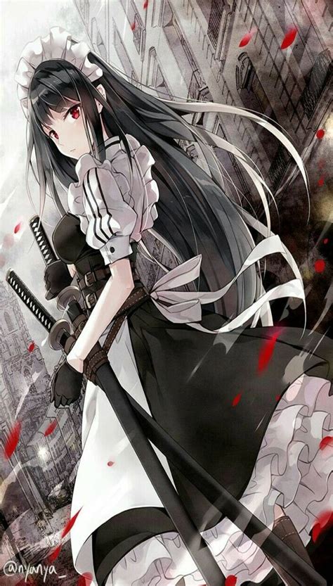 10 Cool Anime Girl With Sword Wallpaper Michi Wallpaper