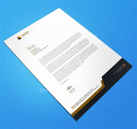 modern letterhead template