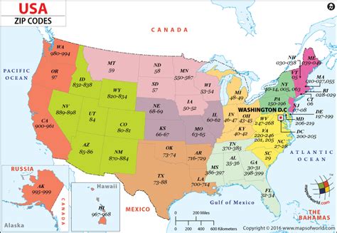 Map Of United States Zipcodes