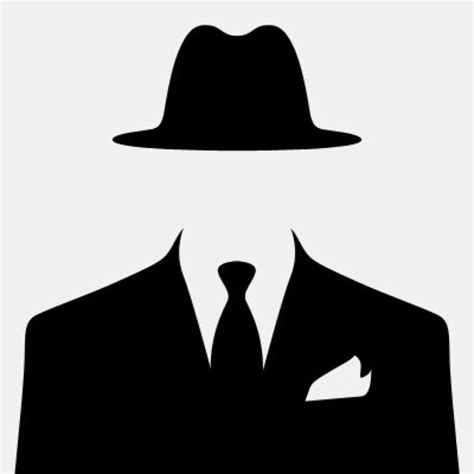 Man In Fedora Silhouette At Getdrawings Free Download