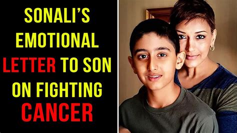 Sonali Bendre Opens Up About Cancer To Her Son Emotional Letter And