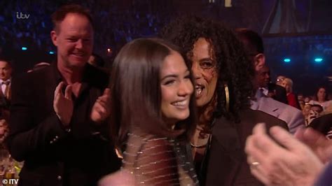 Brits Best Female Solo Artist Mabel Hugs Mother Neneh Cherry Daily